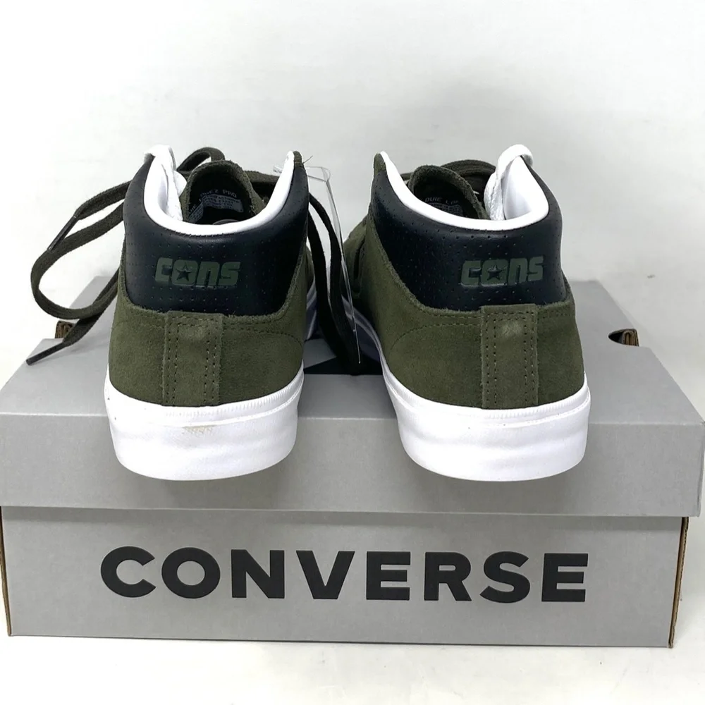Converse Louie Lopez Pro Shoes Women's Size Suede Khaki Mid Top Casual 171981C - Picture 4 of 11